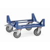 Bale cradle dolly KF 8 - 400 kg, platform size 500x500 mm, with cradle for reels, bales etc.